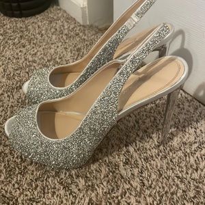Imagine Vince Camuto crystal/silver stiletto